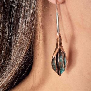 Calla Copper Earrings