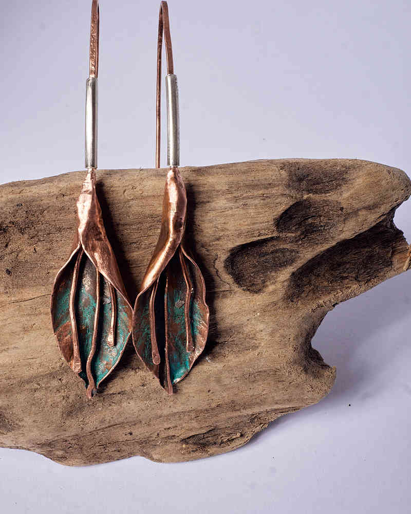 Calla Copper Earrings - Image 4