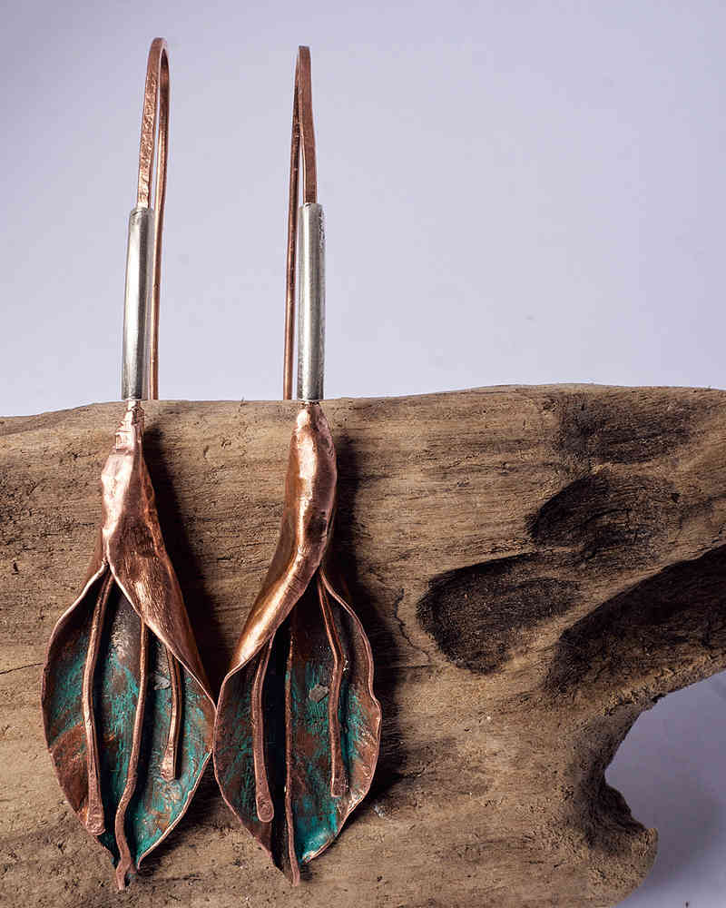 Calla Copper Earrings - Image 5